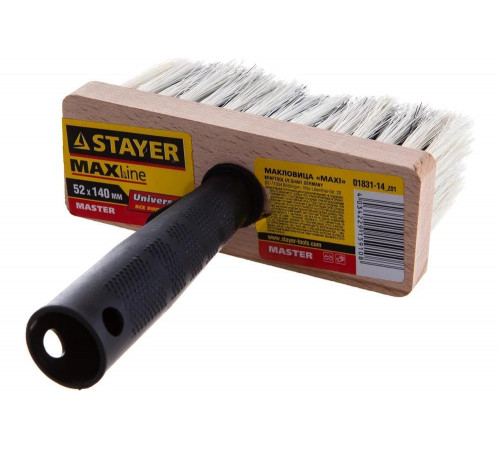 STAYER 52 x 140 мм, щетина искусственная, деревянный корпус, кисть - макловица 01831-14_z01