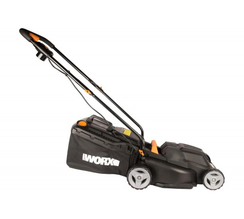WORX WG713E: электрическая газонокосилка 1200 Вт, 34 см ширина WORX WG713E: электрическая газонокосилка 1200 Вт, 34 см ширина