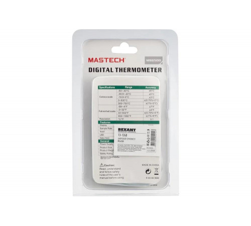Цифровой термометр MASTECH MS6500 13-1240 Цифровой термометр MASTECH MS6500 13-1240