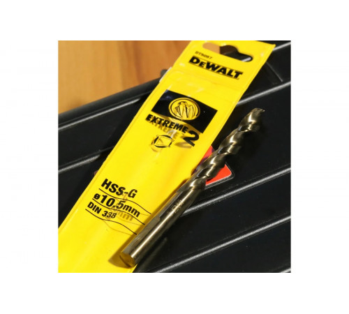 Сверло по металлу EXTREME 2 HSS-G (10.5х133х84 мм) DEWALT DT5057