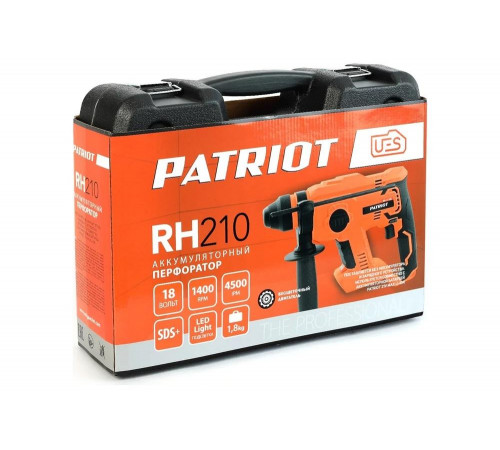 Аккумуляторный бесщёточный перфоратор PATRIOT RH 210UES 110303210 Аккумуляторный бесщёточный перфоратор PATRIOT RH 210UES 110303210