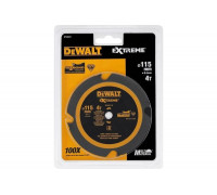 Диск пильный по древесным материалам (115x9.5 мм; 4T) DEWALT DT20421-QZ