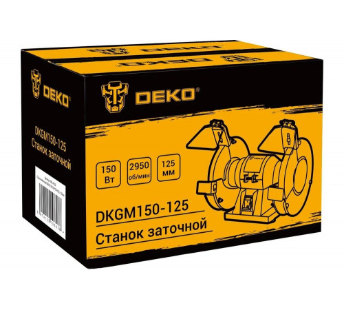 Заточной станок DEKO DKGM150-125, 125мм 063-4422 Заточной станок DEKO DKGM150-125, 125мм 063-4422