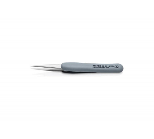 Резиновый пинцет KNIPEX ESD из нержавеющей стали KN-922114ESD Резиновый пинцет KNIPEX ESD из нержавеющей стали KN-922114ESD