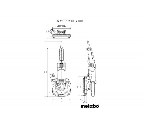 Эксцентриковая машина METABO RSEV 19-125 RT (603825700) Эксцентриковая машина METABO RSEV 19-125 RT (603825700)