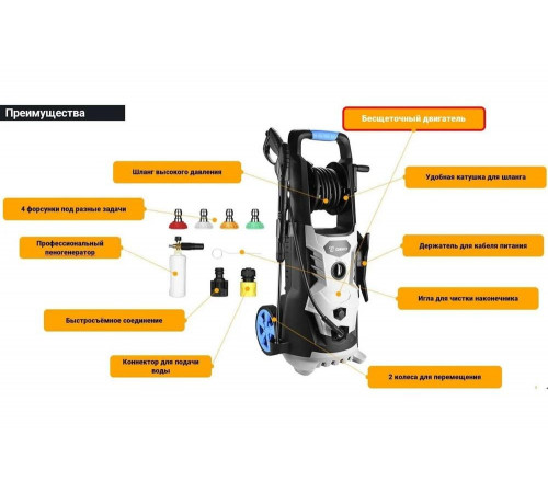 Мойка высокого давления DEKO DKCW225 065-4307 Мойка высокого давления DEKO DKCW225 065-4307