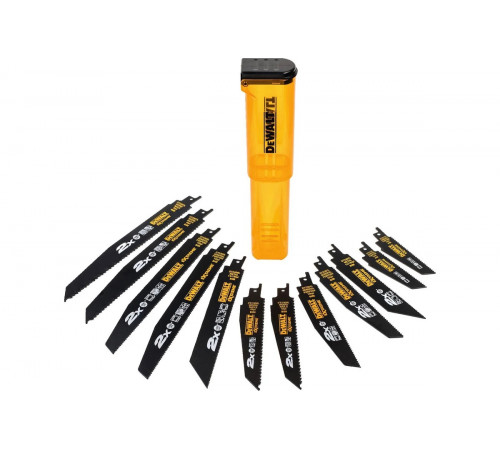 Набор полотен по металлу и дереву, 12 шт. DEWALT DT2441L