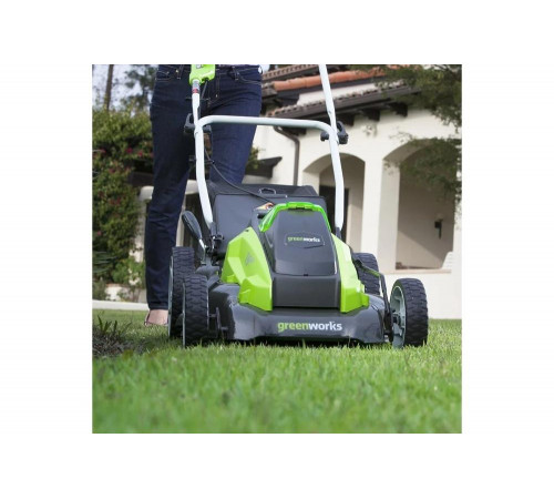 Аккумуляторная газонокосилка Greenworks G40LM45 2500107 Аккумуляторная газонокосилка Greenworks G40LM45 2500107