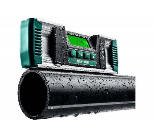 KRAFTOOL диапазон 0-360°, HOLD, подсветка экрана, IP67, точность 0.05°, уровень-уклономер электронный EXTREM 34686 KRAFTOOL диапазон 0-360°, HOLD, подсветка экрана, IP67, точность 0.05°, уровень-уклономер электронный EXTREM 34686