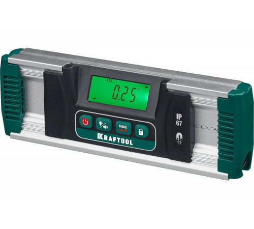 KRAFTOOL диапазон 0-360°, HOLD, подсветка экрана, IP67, точность 0.05°, уровень-уклономер электронный EXTREM 34686 KRAFTOOL диапазон 0-360°, HOLD, подсветка экрана, IP67, точность 0.05°, уровень-уклономер электронный EXTREM 34686