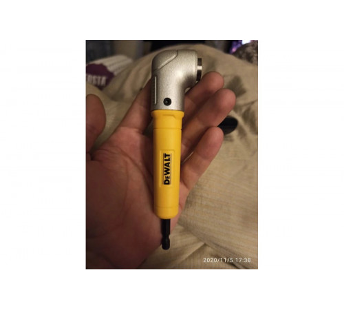 Угловая насадка ударная IMPACT + биты (9 шт.) DEWALT DT71517T