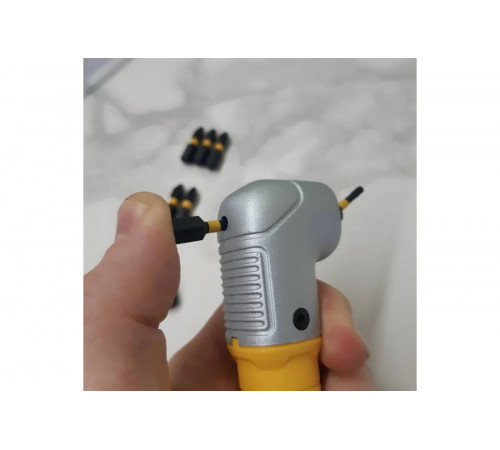 Угловая насадка ударная IMPACT + биты (9 шт.) DEWALT DT71517T