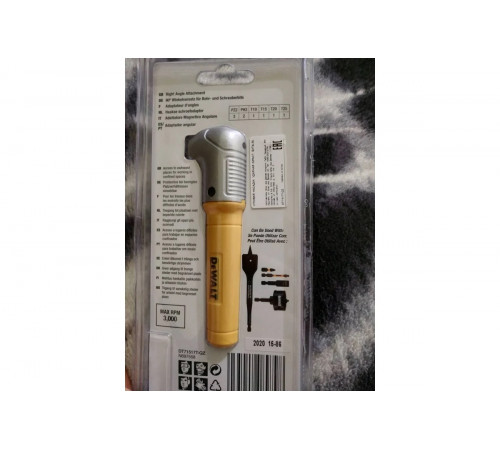 Угловая насадка ударная IMPACT + биты (9 шт.) DEWALT DT71517T