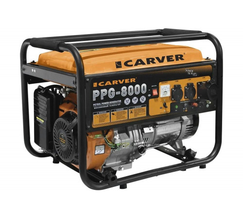 Бензиновый генератор CARVER PPG- 8000 Бензиновый генератор CARVER PPG- 8000