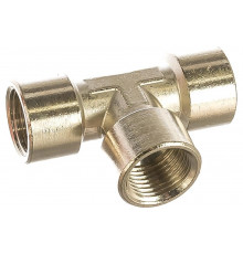 Переходник тройник Т-образный 1251/4 258/4 T-FFF 1/2" GAV 34388