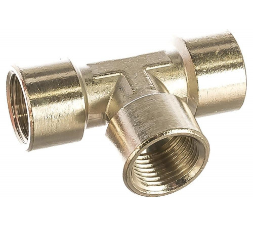 Переходник тройник Т-образный 1251/4 258/4 T-FFF 1/2" GAV 34388