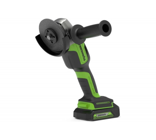 Аккумуляторная угловая шлифовальная машина GreenWorks GD24AG 3200207UA