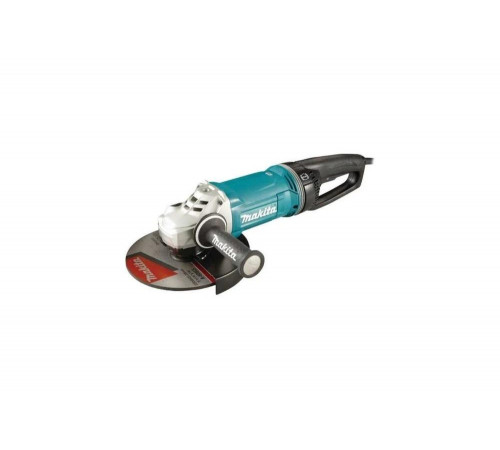 Угловая шлифовальная машина Makita 230 мм, 2800 Вт, 6600 об., AFT, D-обр. поворот. рукоятка, плавн. пуск, антивибр., поддержка об., расцепляющая муфта, тормоз дв., 6.3 кг GA9071X1 Угловая шлифовальная машина Makita 230 мм, 2800 Вт, 6600 об., AFT, D-обр. поворот. рукоятка, плавн. пуск, антивибр., поддержка об., расцепляющая муфта, тормоз дв., 6.3 кг GA9071X1