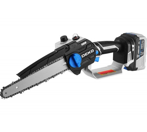 Пила цепная аккумуляторная бесщеточная DEKO DKCHS 20V, 20В, 1x4.0Ач 063-4483-1