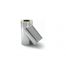 Сэндвич тройник FERRUM 135 градусов, 430, 0,5 мм нерж ф80x160 f4316