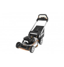 Аккумуляторная самоходная газонокосилка WORX 80В 51см, бесщеточная, 4Ач х4, BASECAMP 4x1А, коробка WG761E