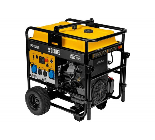Бензиновый генератор Denzel PS-180EA 18 кВт, 230 В, 65 л, разъём ATS, электростартер 946974