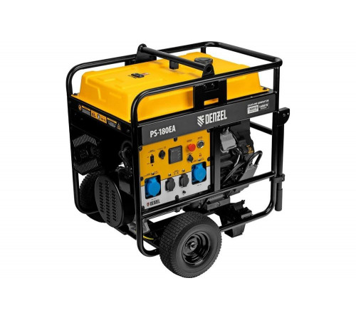 Бензиновый генератор Denzel PS-180EA 18 кВт, 230 В, 65 л, разъём ATS, электростартер 946974