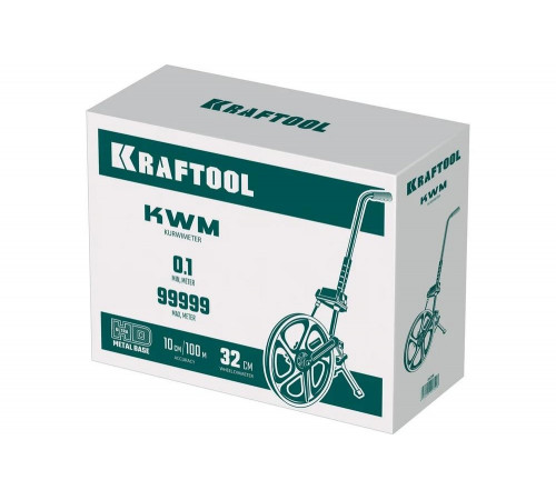 KRAFTOOL 0.1-99999 м, измерительное колесо (курвиметр) 34756 KRAFTOOL 0.1-99999 м, измерительное колесо (курвиметр) 34756