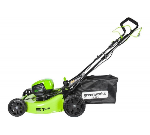 Самоходная аккумуляторная газонокосилка Greenworks GD60LM51SP Самоходная аккумуляторная газонокосилка Greenworks GD60LM51SP
