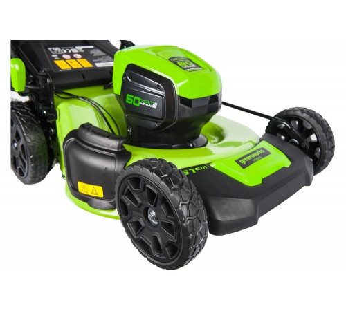 Самоходная аккумуляторная газонокосилка Greenworks GD60LM51SP Самоходная аккумуляторная газонокосилка Greenworks GD60LM51SP