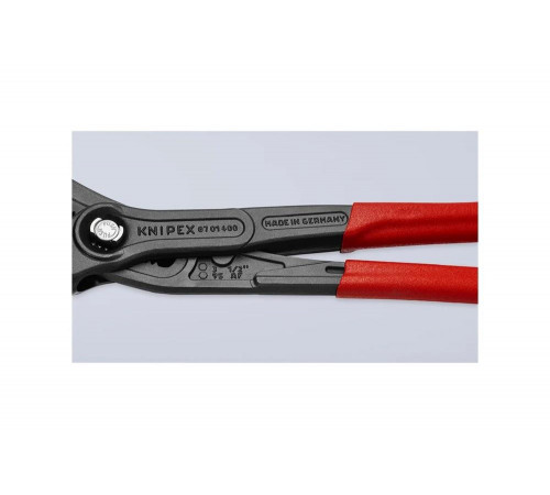 Переставные клещи Knipex sb зев 90 мм, длина 400 мм, фосфатированные, обливные ручки KN-8701400SB Переставные клещи Knipex sb зев 90 мм, длина 400 мм, фосфатированные, обливные ручки KN-8701400SB
