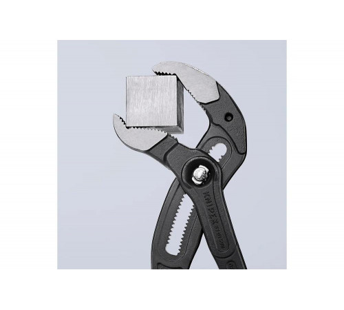 Переставные клещи Knipex sb зев 90 мм, длина 400 мм, фосфатированные, обливные ручки KN-8701400SB Переставные клещи Knipex sb зев 90 мм, длина 400 мм, фосфатированные, обливные ручки KN-8701400SB