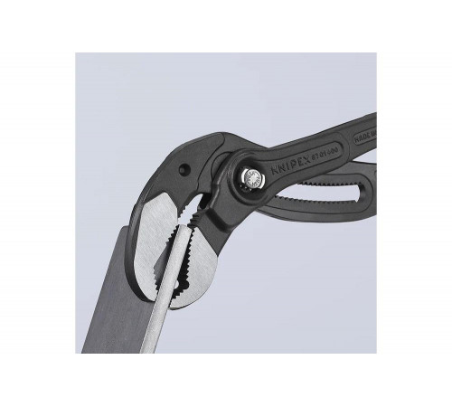 Переставные клещи Knipex sb зев 90 мм, длина 400 мм, фосфатированные, обливные ручки KN-8701400SB Переставные клещи Knipex sb зев 90 мм, длина 400 мм, фосфатированные, обливные ручки KN-8701400SB