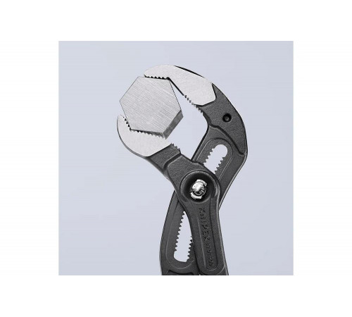 Переставные клещи Knipex sb зев 90 мм, длина 400 мм, фосфатированные, обливные ручки KN-8701400SB Переставные клещи Knipex sb зев 90 мм, длина 400 мм, фосфатированные, обливные ручки KN-8701400SB