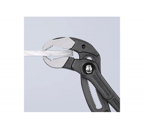 Переставные клещи Knipex sb зев 90 мм, длина 400 мм, фосфатированные, обливные ручки KN-8701400SB Переставные клещи Knipex sb зев 90 мм, длина 400 мм, фосфатированные, обливные ручки KN-8701400SB