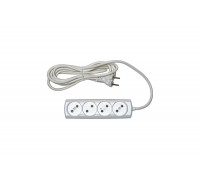 Бытовой удлинитель 4 гн. ПВС 2х075 RUCELF RU-04-275-02S