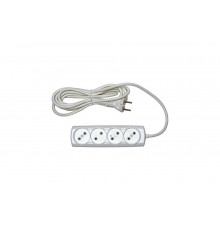 Бытовой удлинитель 4 гн. ПВС 2х075 RUCELF RU-04-275-02S