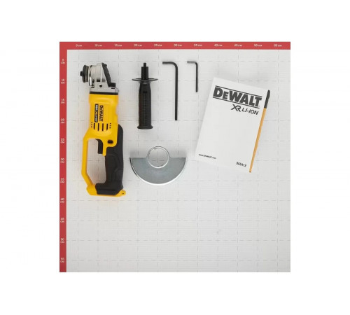 Угловая аккумуляторная шлифмашина Dewalt DCG412N-XJ