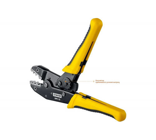 Пресс-клещи для медных наконечников STAYER Professional SPK-10 0.5 - 10 мм2 45440 Пресс-клещи для медных наконечников STAYER Professional SPK-10 0.5 - 10 мм2 45440