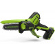 Цепная мини пила аккумуляторная GreenWorks 24V, 10см, c 1хАКБ 2Ач с USB и ЗУ 2008207USB2