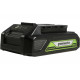 Цепная мини пила аккумуляторная GreenWorks 24V, 10см, c 1хАКБ 2Ач с USB и ЗУ 2008207USB2