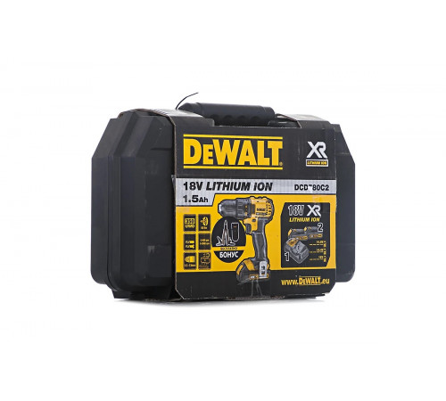 Аккумуляторная дрель-шуруповерт DEWALT DCD 780 C2P
