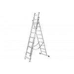 Алюминиевая трёхсекционная лестница Вихрь ЛА 3х10 73/5/1/17