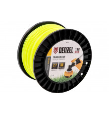 Леска FLEX CORD квадрат 2.7 мм, 138 м, на DIN катушке для триммера Denzel 96293