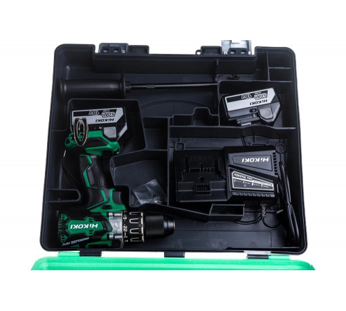 Ударный аккумуляторный шуруповерт HiKOKI DV18DBL2 BL 136 Нм, 2х5 Ач DV18DBL2RJZ Ударный аккумуляторный шуруповерт HiKOKI DV18DBL2 BL 136 Нм, 2х5 Ач DV18DBL2RJZ