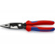 Электромонтажные клещи Knipex 6-в-1, 200 мм, чёрные, 2К ручки, KN-1382200SB