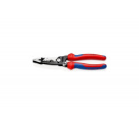 Электромонтажные клещи Knipex 7-в-1, зачистка 18-10 awg, 20-12 awg, рез 15 мм KN-13728