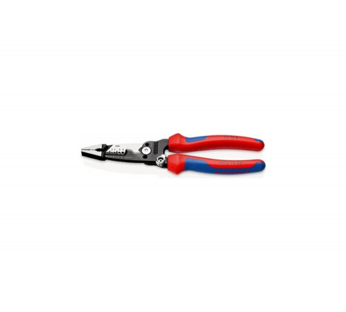 Электромонтажные клещи Knipex 7-в-1, зачистка 18-10 awg, 20-12 awg, рез 15 мм KN-13728 Электромонтажные клещи Knipex 7-в-1, зачистка 18-10 awg, 20-12 awg, рез 15 мм KN-13728
