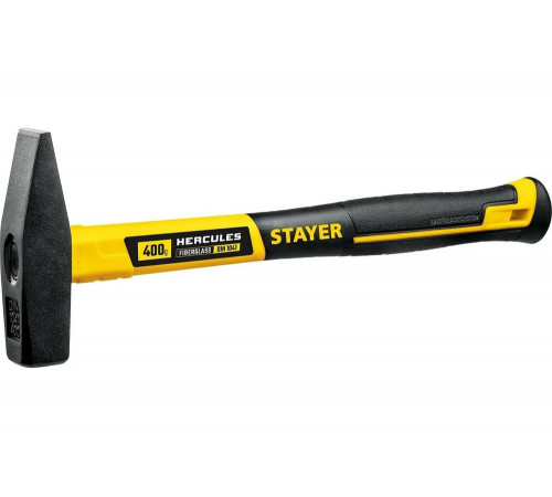 STAYER 400 г, с фиберглассовой рукояткой, молоток слесарный 20050-04_z02