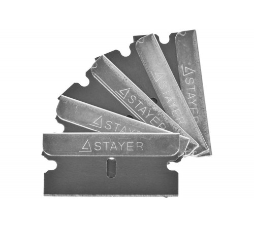 STAYER Н01, 40 мм, сменные лезвия для скребка 08549-S5_z01 STAYER Н01, 40 мм, сменные лезвия для скребка 08549-S5_z01